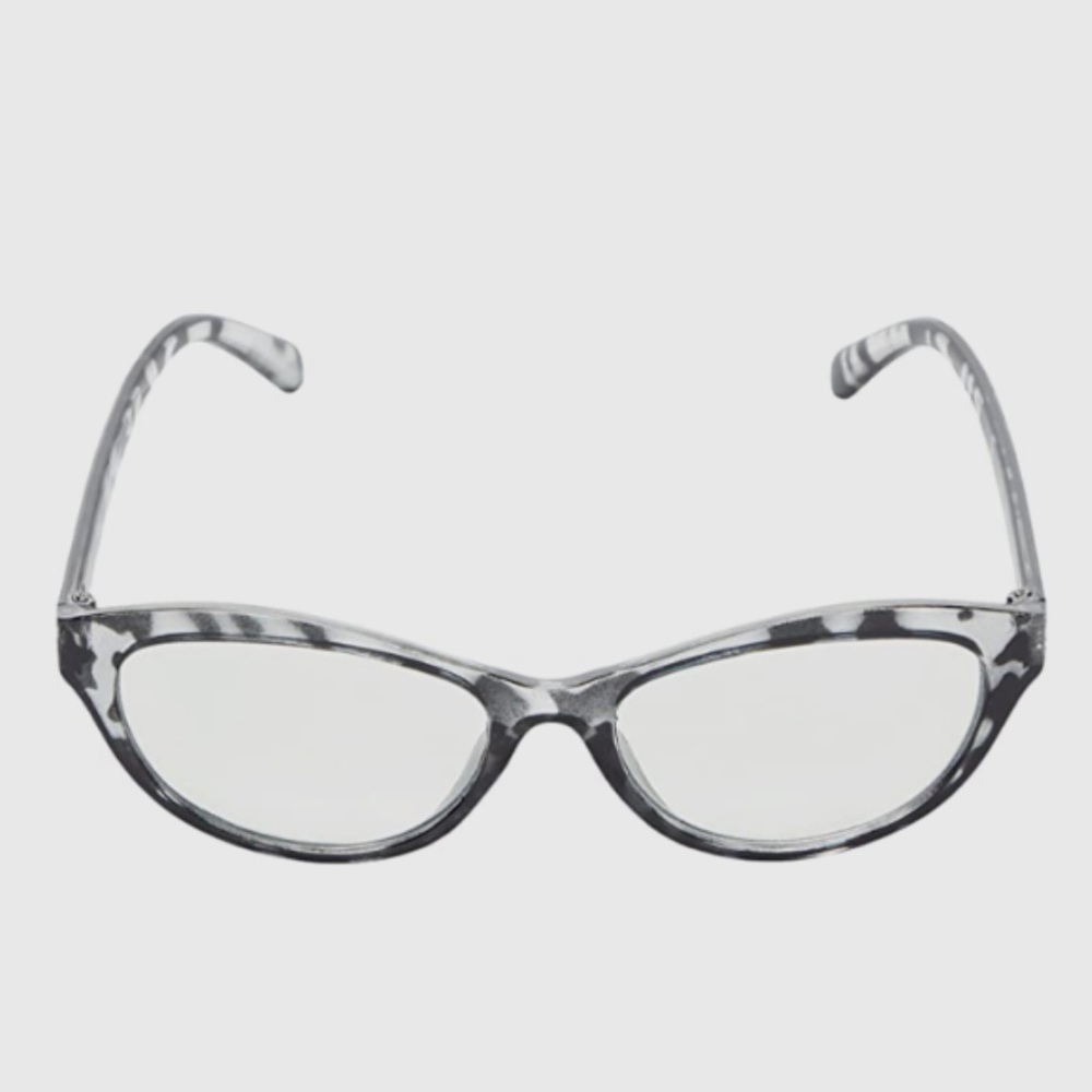 Nine West Gray & Black Tortoiseshell Quinn Blue Light Reading Glasses (+1.50)